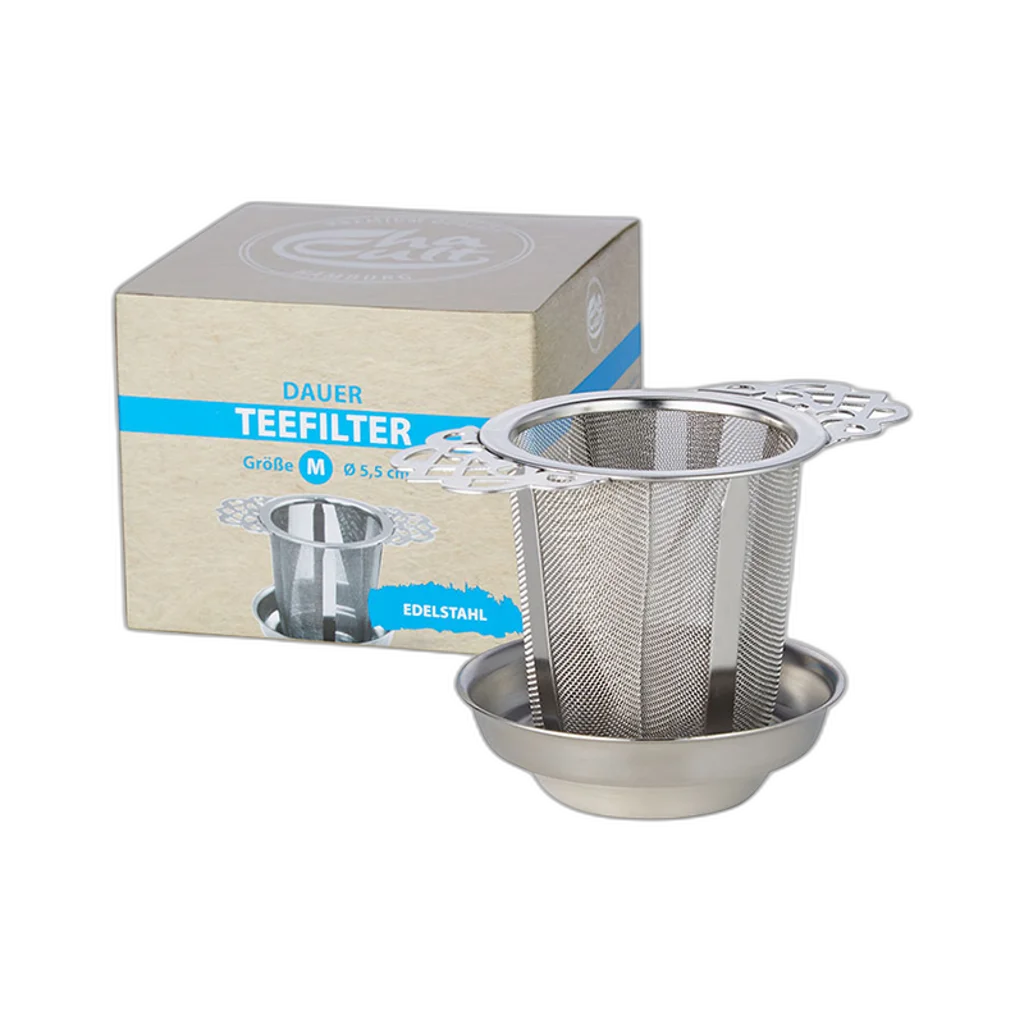 Dauerfilter mit Ablage