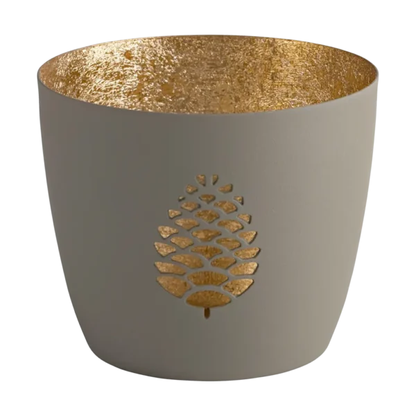 Madras, Windlicht Tannenzapfen