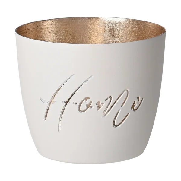 Madras, Windlicht, Home, weiß