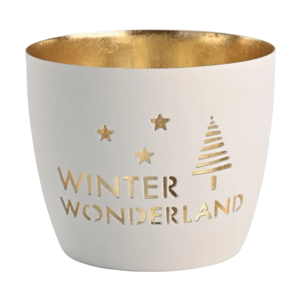 Madras Windlicht Winter Wonderland