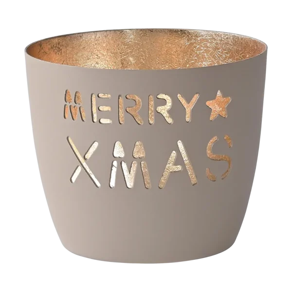 Madras Windlicht Merry X Mas