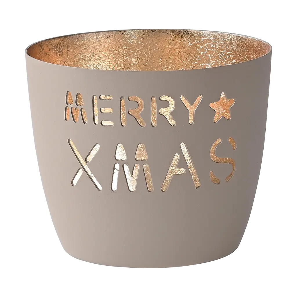 Madras Windlicht Merry X Mas