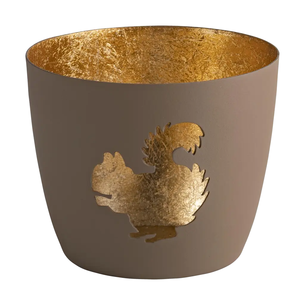 Madras Windlicht Eichhörnchen