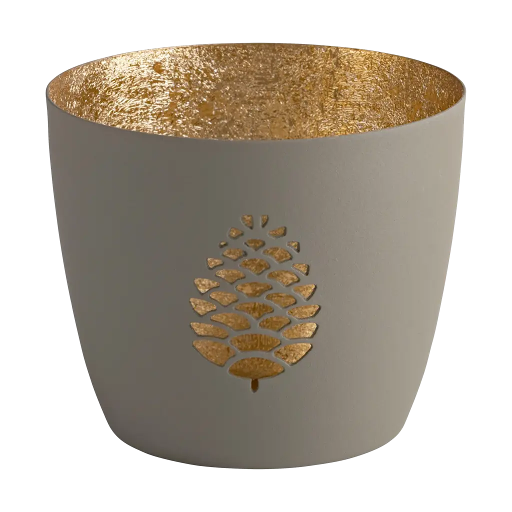 Madras, Windlicht Tannenzapfen