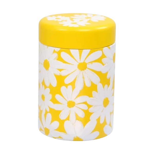 Teedose DAISY gelb