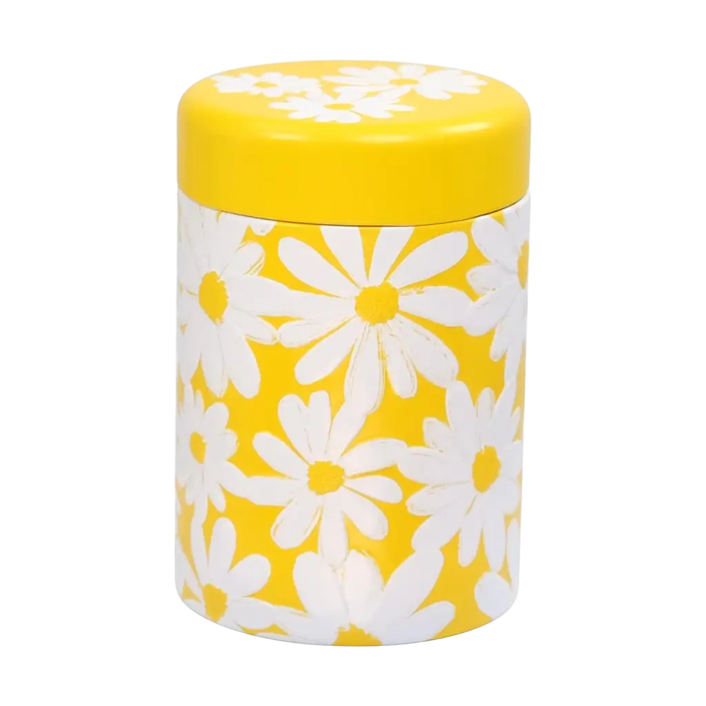 Teedose DAISY gelb
