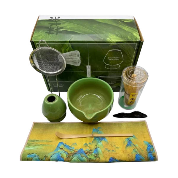 Matcha-Set "Tee Freund" – 7-teilig, grün 1