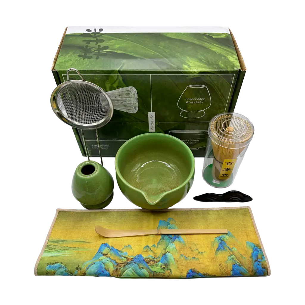 Matcha-Set "Tee Freund" – 7-teilig, grün 1