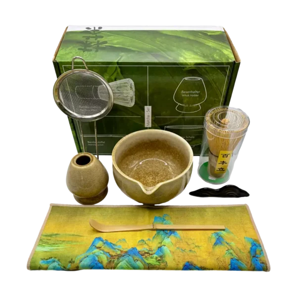 Matcha-Set "Tee Freund" – 7-teilig, beige 1