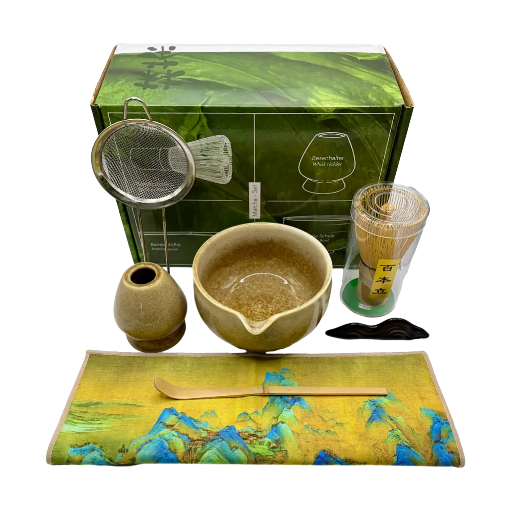Matcha-Set "Tee Freund" – 7-teilig, beige 1
