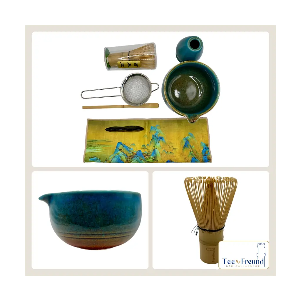 Matcha-Set "Tee Freund" – 7-teilig, blau 5
