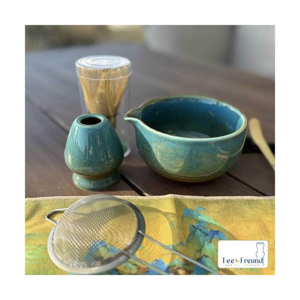 Matcha-Set "Tee Freund" – 7-teilig, blau 4