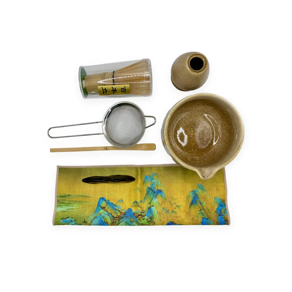 Matcha-Set "Tee Freund" – 7-teilig, beige 7