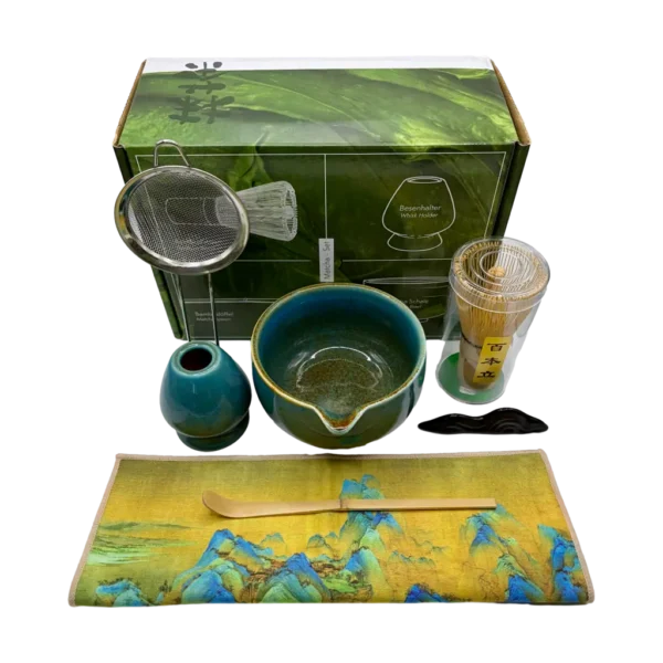 Matcha-Set "Tee Freund" – 7-teilig, blau 1
